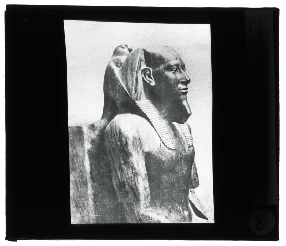 Musée du Caire (Égypte), statue du roi Khéphren.