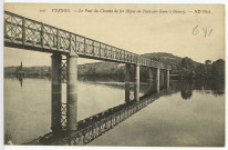 Vernon-Ville. Le Pont du chemin de Fer (ligne de Pacy-sur-Eure à Gisors).