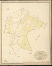 Mouettes. Tableau d'assemblage _ du Plan Parcellaire de la Commune de Mouettes _ Canton de Saint André - Evreux - Eure. _ Terminé sur le Terrain le 29 Novembre 1837, sous l'administration de M. Passy, Préfet _ M. Lefebure, Maire _ et sous la Direction de M. Marel, Directeur des Contributions directes _ M. Le Fébure, Géomètre en Chef. _ Par M. Le Grain, Géomètre de 1re classe.