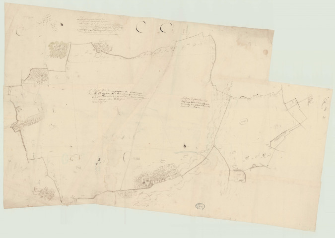 Bottereaux (Les) - Plans parcellaires de la paroisse des Bottereaux