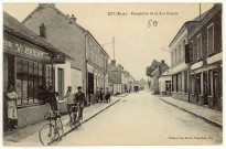 Ezy-sur-Eure. Perspective de la Rue Grande.