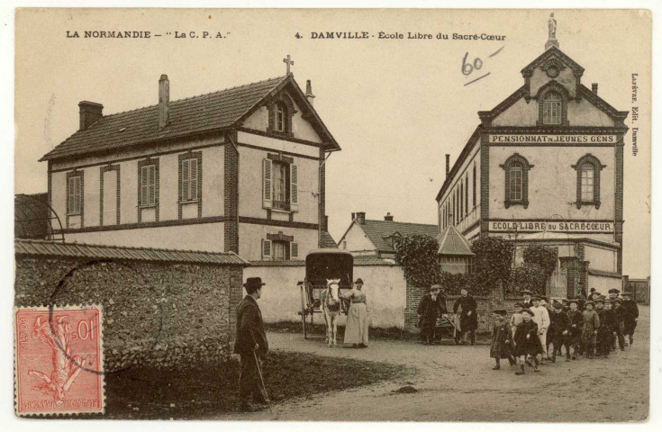 Damville. Ecole Libre du Sacré-Coeur.
