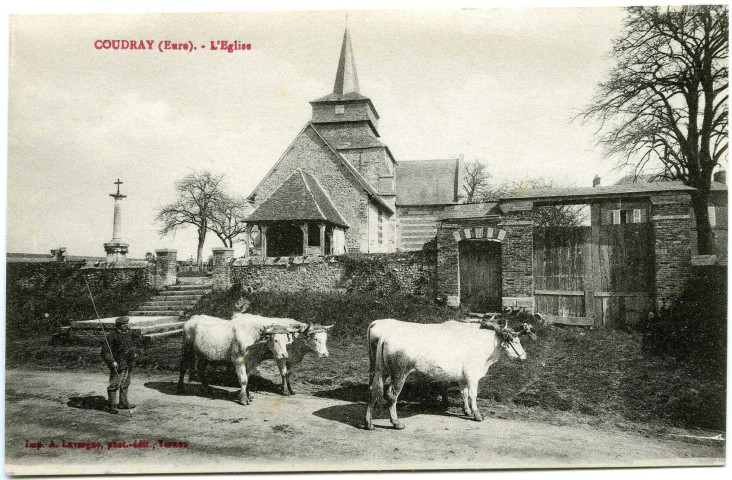 Coudray. L'Eglise.