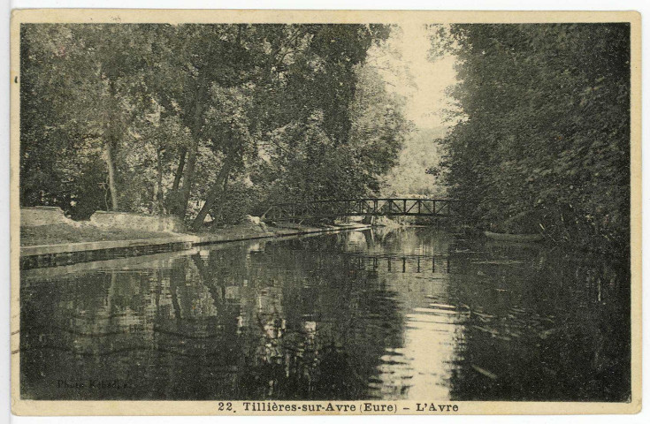 Tillières-sur-Avre. L'Avre.
