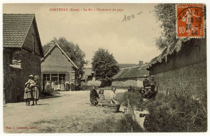 Fontenay. Le Rû à l'Intérieur du Pays.