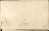 Caillouet-Orgeville. Section B _ de l'Eglise de Caillouet _ 1re de 2 Feuilles