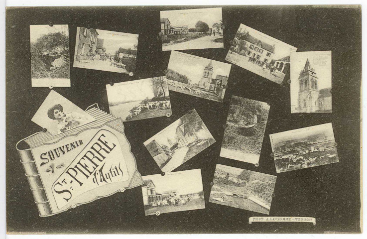 Saint-Pierre-d'Autils. Carte souvenir.