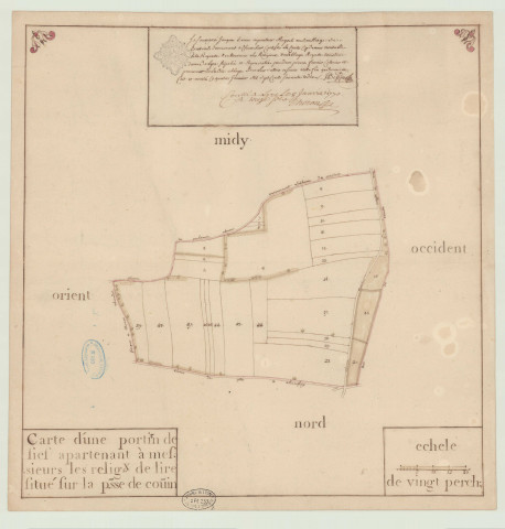 Couvains (Orne) - Deux plans de la seigneurie de Couvains. *
