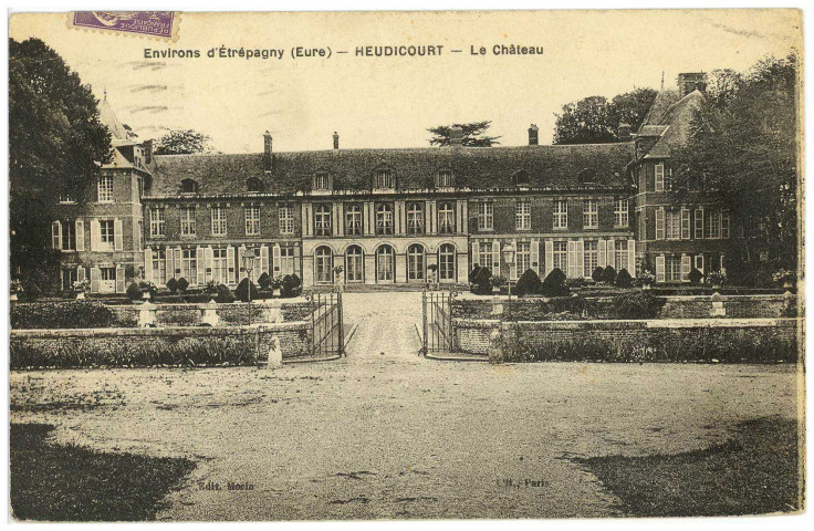 Heudicourt. Environs d'Etrépagny (Eure) - Heudicourt - Le Château.