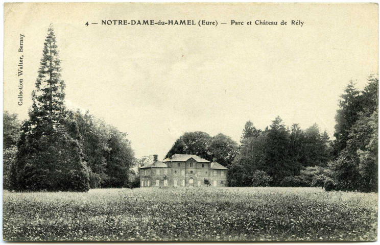 Notre-Dame-du-Hamel. Parc et Château de Rély.