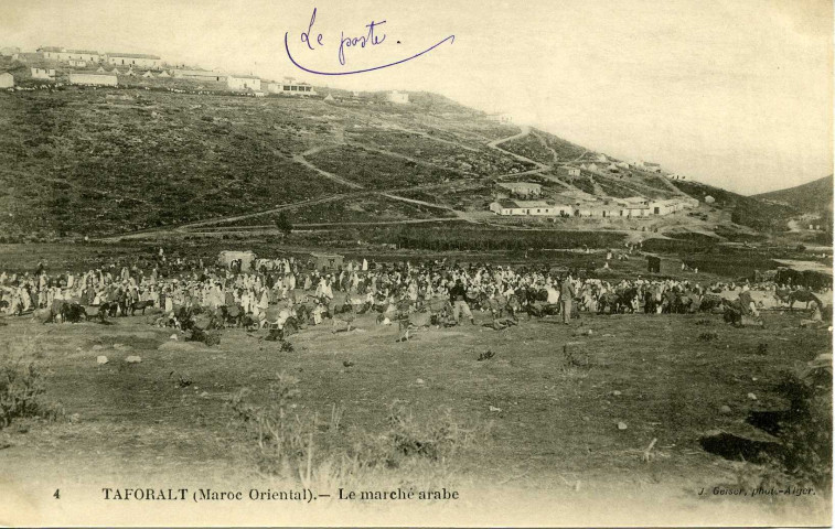 TAFORALT (Maroc Oriental). - Le marché arabe