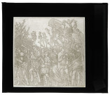 Gravure (1598) d'après Andrea Mantegna « Le Triomphe de César ».