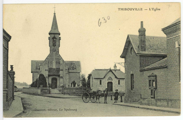 Thibouville. L'Eglise.