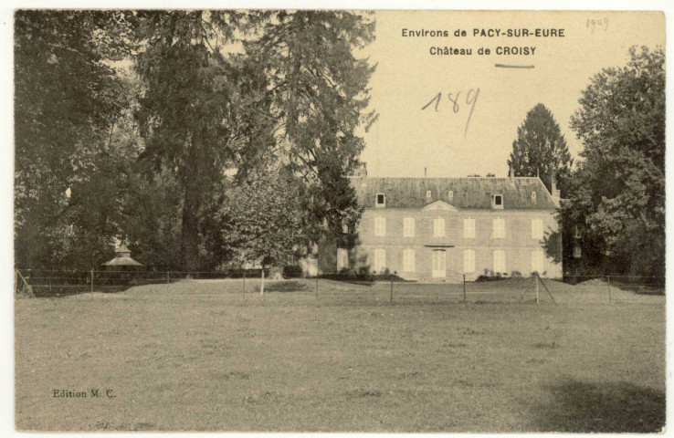 Croisy-sur-Eure. Château de Croisy.
