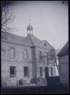 Façade en construction du bâtiment Saint-Maurice d'Orgeville (Eure).
