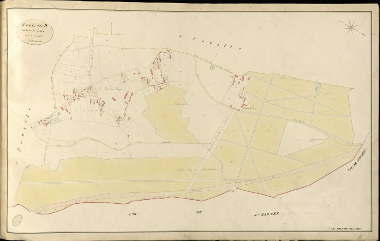 Louversey. Section D _ des Ventes Saintemême _ 2e de 4 Feuilles