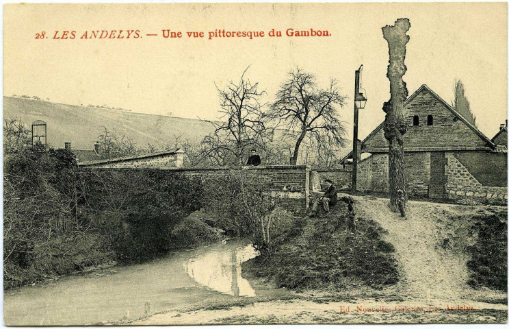 Andelys (Les). Une vue pittoresque du Gambon.
