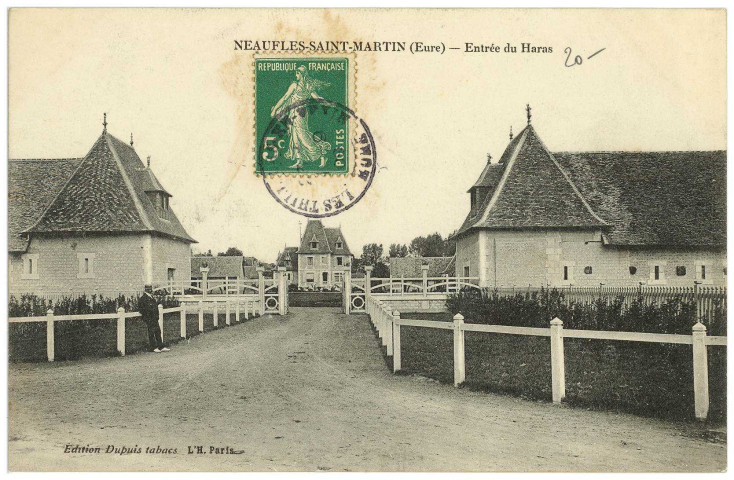 Neaufles-Saint-Martin. Entrée du Haras.