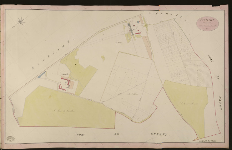 Noyers-près-Vesly (Les). Section C _ du Breux _ 2e et dernière Feuille