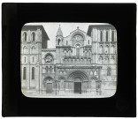 Église Sainte-Croix de Bordeaux (Gironde), façade ouest.