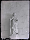 Église de Saint-Aubin-sur-Gaillon (Eure), statue de Saint-Damien.