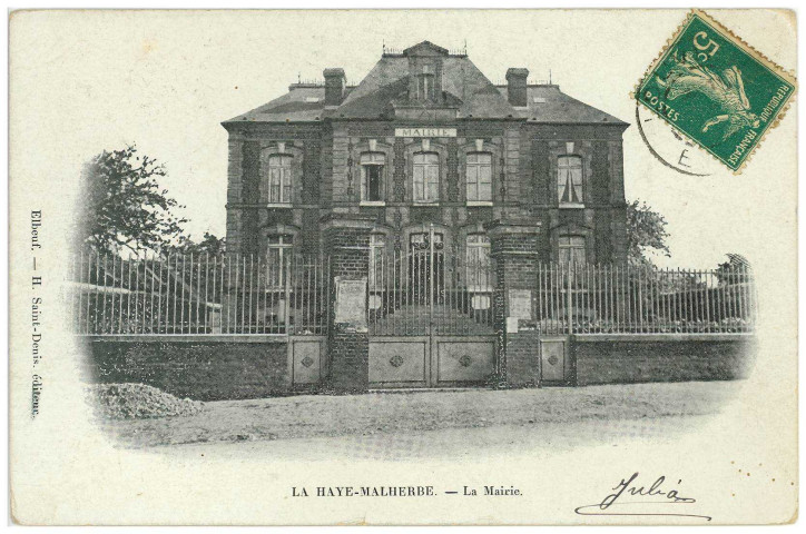 Haye-Malherbe (La). La Mairie.