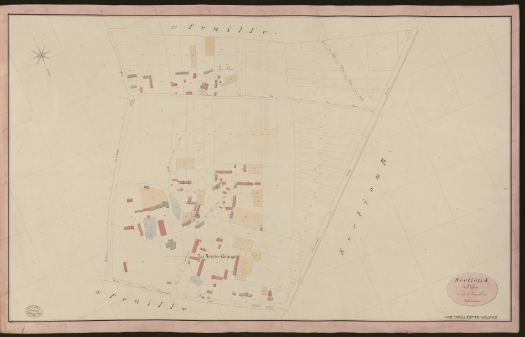 Neuve-Grange (La). Section A _ de l'Eglise _ 2e de 3 Feuilles