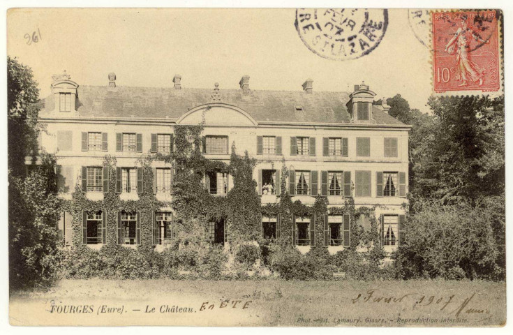 Fourges. Le Château.