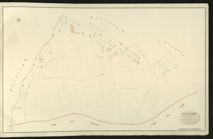 Saint-Pierre-de-Cormeilles. Section F _ du Boulay _ 2e et dernière Feuille