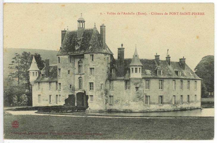 Pont-Saint-Pierre. Vallée de l'Andelle - Château de Pont-Saint-Pierre (Eure). - XVe siècle.