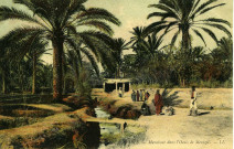 GABÈS. - Marabout dans l'Oasis de Mentzel