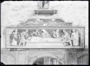 Retable représentant la mise au tombeau.