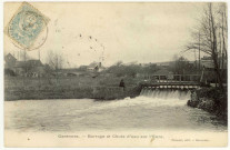 Garennes-sur-Eure. Barrage et chute d'eau sur l'Eure.
