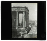 Portique nord de l'Érechtéion à l'Acropole d'Athènes (Grèce).