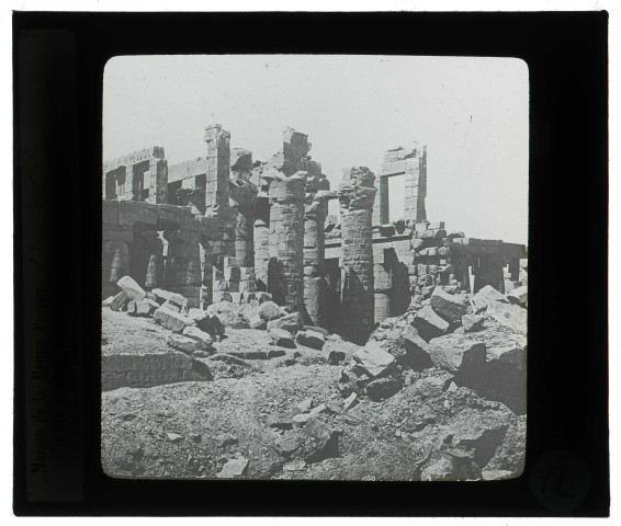 Ruines du temple de Karnak (Égypte).