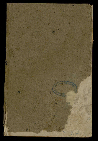 Cahier imprimé.