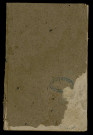 Cahier imprimé.