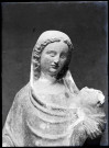 Statue de Vierge à l'enfant de l'église de Beauficel-en-Lyons (Eure).