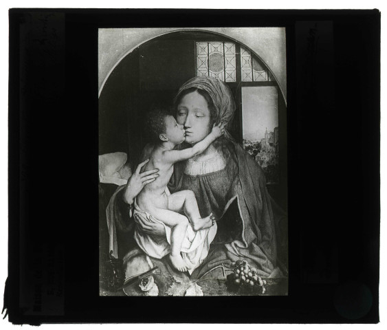 Musée du Louvre de Paris, tableau de Quentin Metsys « la Vierge à l'enfant ».