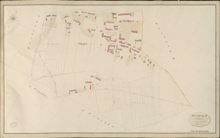 Villegats. Section B _ de Villegats _ 1re de 4 Feuilles