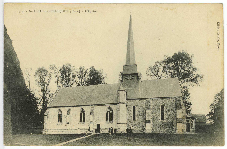 Saint-Eloi-de-Fourques. L'Eglise.