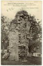 Fatouville-Grestain. Ruines de l'Abbaye de Grestain - Pilier de l'Eglise - Dernier vestige de l'Eglise Abbatiale - Sous ce pilier serait enterrée Arlette, mère de Guillaume le Conquérant.