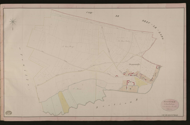 Bernouville. Section A _ des hauts Bouleaux _ 2e et dernière Feuille