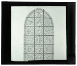 Cathédrale Saint-Étienne d'Auxerre (Yonne), dessin du vitrail de Sainte-Catherine.