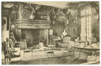 Louye. Château de Louye - Salle des cerfs.