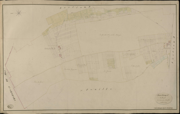 Marcilly-sur-Eure. Section C _ du Breuil _ 2e et dernière Feuille