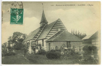 Saint-Aubin-sur-Quillebeuf. L'Eglise.