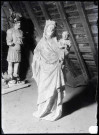 Statue de Vierge à l'enfant de l'église de Bourg-Beaudouin (Eure).