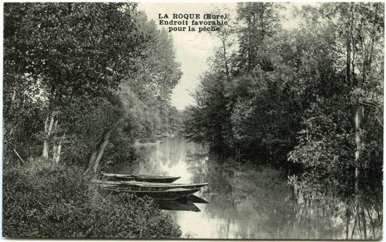 Roquette (La). La Roque. - Endroit favorable pour la pêche.