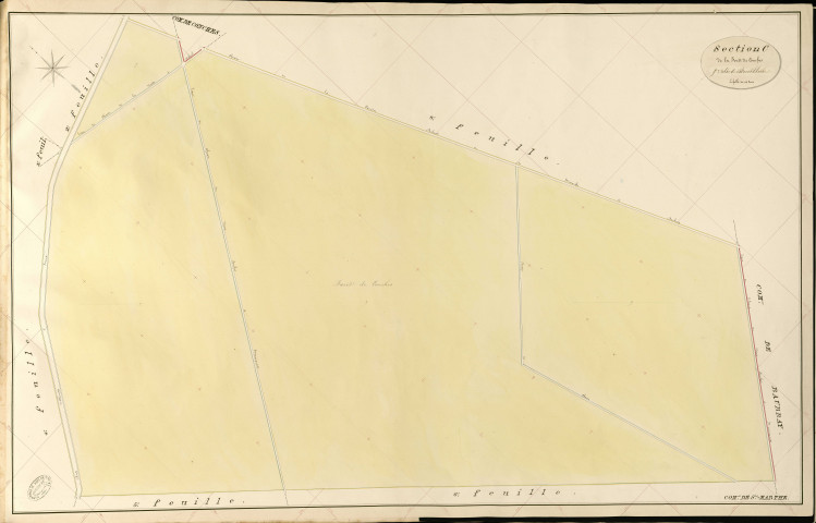 Sainte-Marthe. Section C _ de Forêt de Conches _ 7e de 8 Feuilles